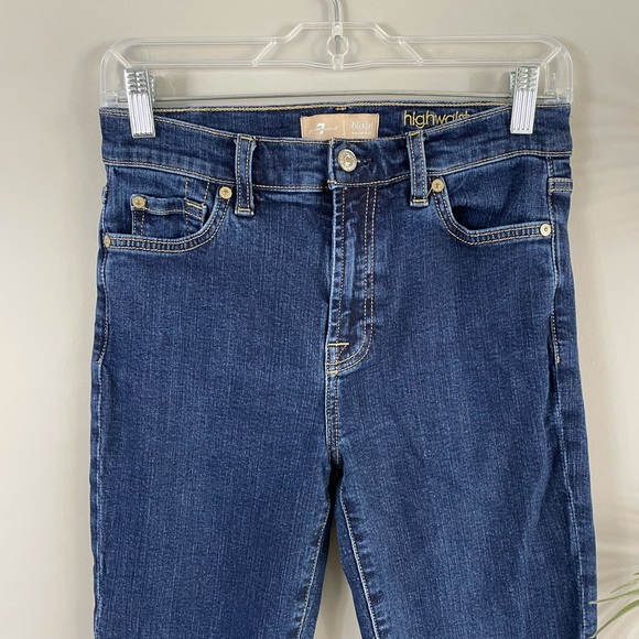 7 for all mankind kick crop jeans - Picture 6 of 16